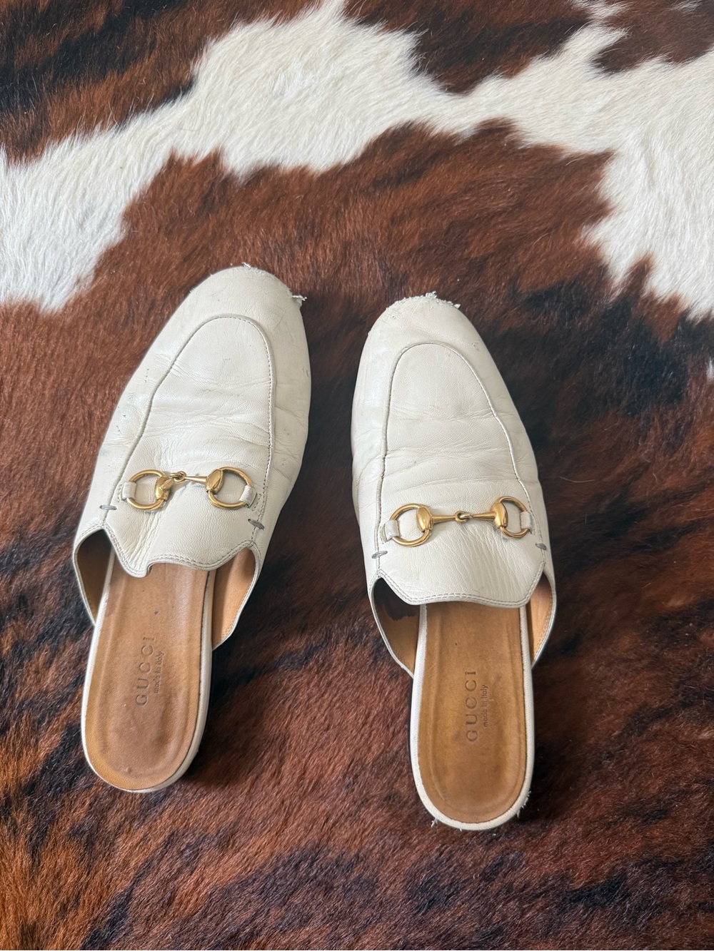 Gucci horsebit mules